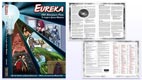 I did the cover layout, interior layout, logo type, borders, and final output for Eureka, a 300+ page book project completed in late spring 2010. The project featured work from 9 authors and 5 artists.